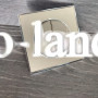 Выключатель двухклавишный   RIGHT HAUSEN  Laura  золото 